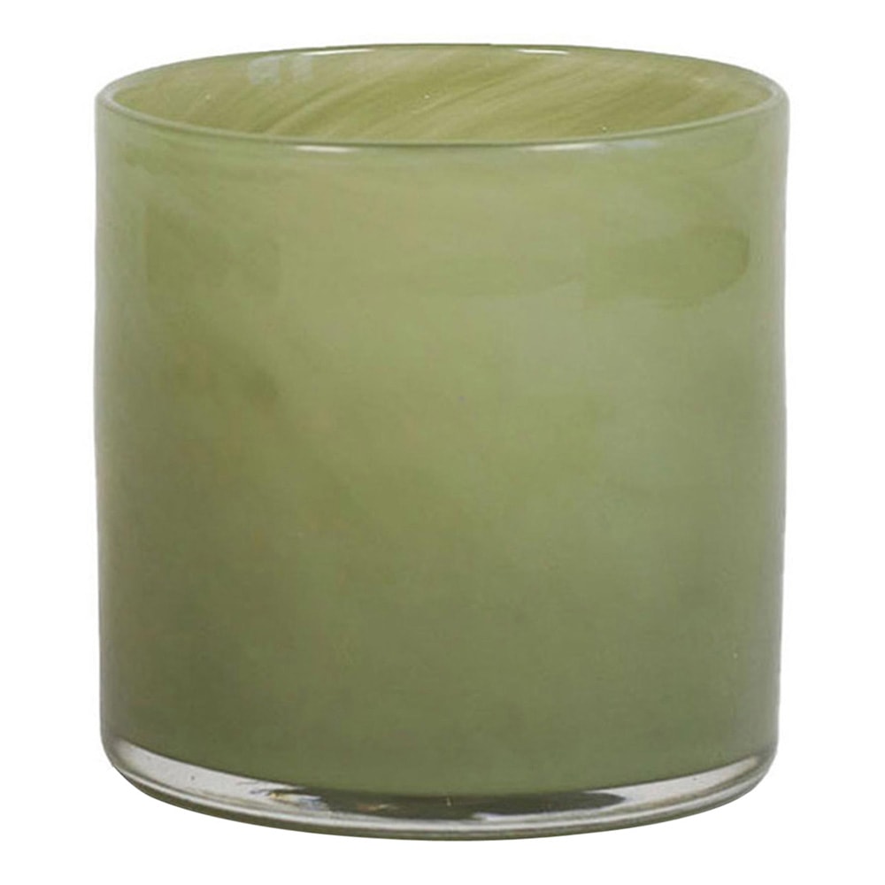 Lyric Ljuslykta 8x8 cm Olive Green