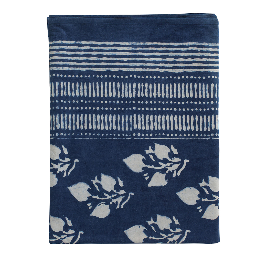 Indigo Bordsduk 150x350 cm Leaf