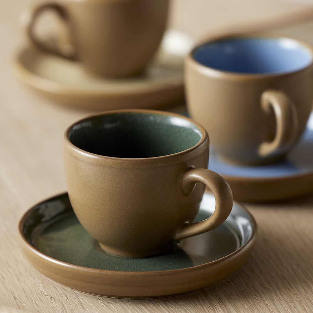 BITZ Espresso med fat 7 cl Wood/Forest