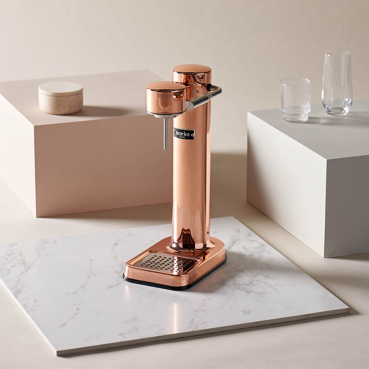 Aarke Carbonator 3 Kolsyremaskin Koppar