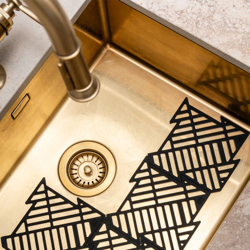 Happy Diskho-skydd Puzzle 4 delar Svart