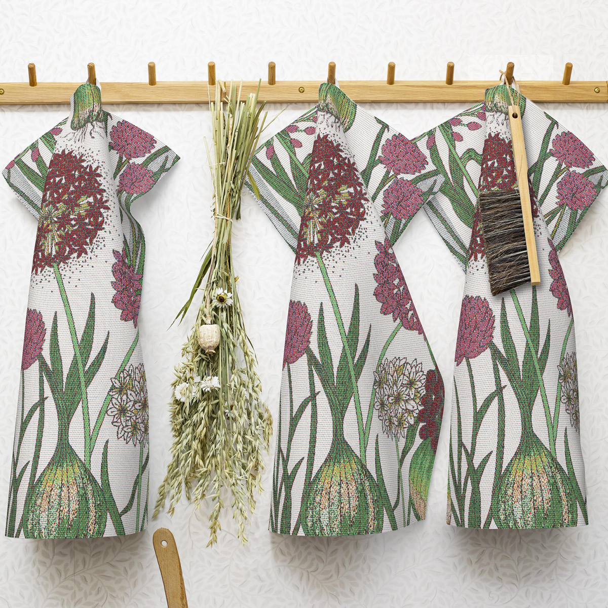 Allium Kökshandduk 35x50 cm Lila