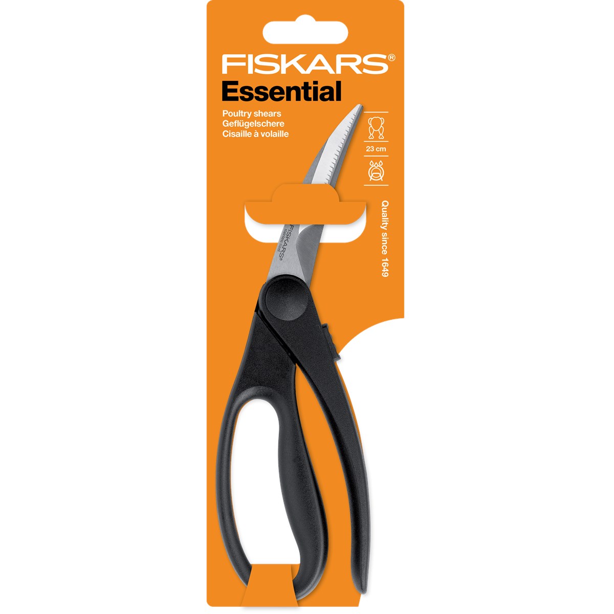 Essential Fågelsax 23 cm Svart