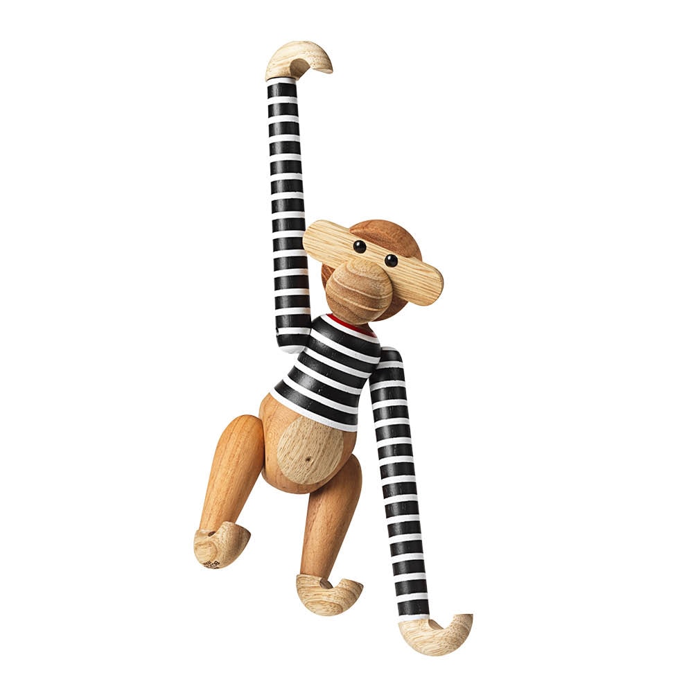 Kay Bojesen Apa x N?rgaard på Str?get Liten Svart/Vit