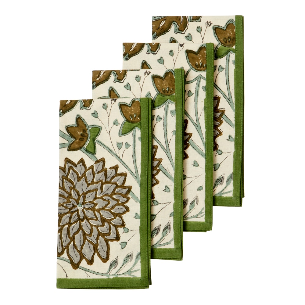 Sitapur Servett 45x45 cm 4-pack Grön