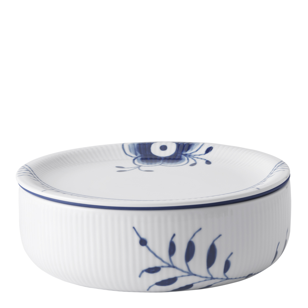Blue Fluted Mega Förvaringsburk 1,4 L
