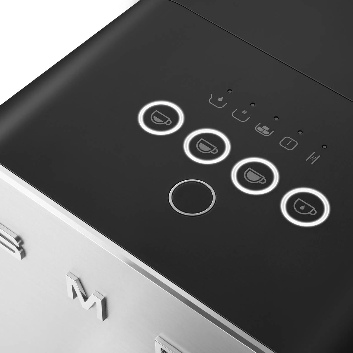 Smeg Helautomatisk Kaffemaskin Matt Svart