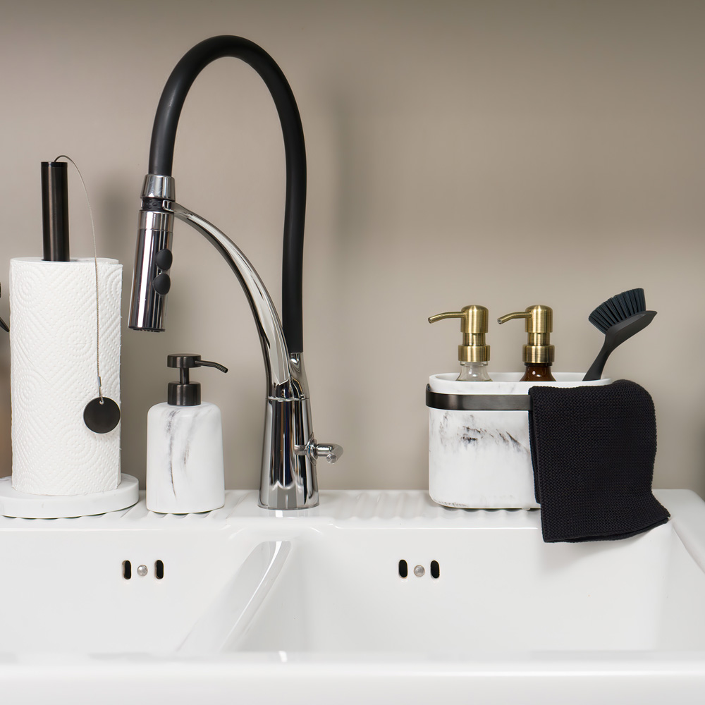 Spring Diskborsthållare 18,5 cm Vit