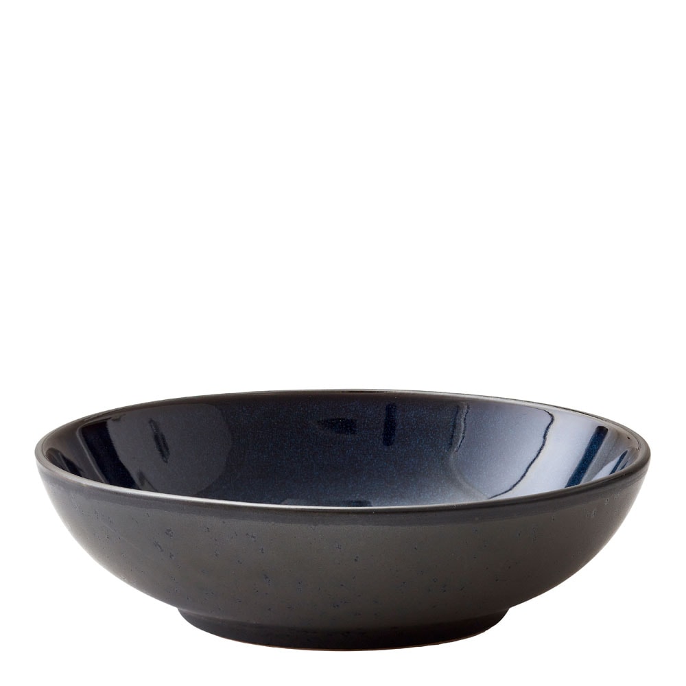 Pastaskål 20 cm Svart/Mörkblå