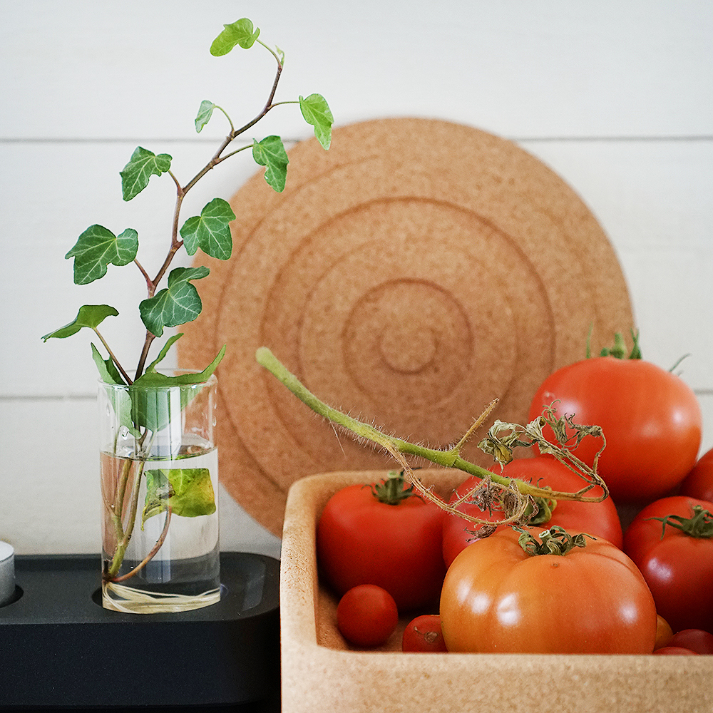 Grytunderlägg Kork 21 cm Natur