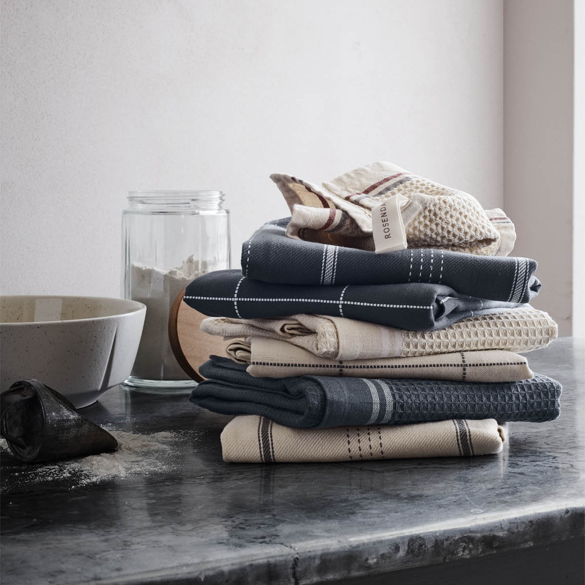 Alpha Kökshandduk 50x70 cm Mörkgrå