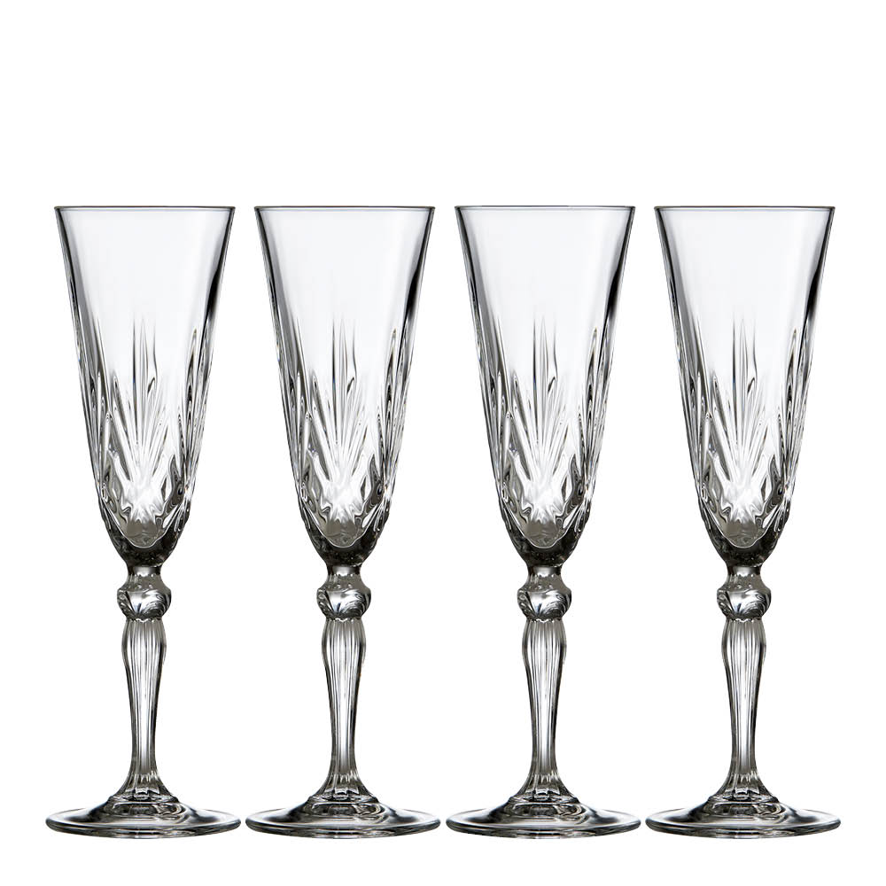 Melodia Champagneglas 16 cl 4-pack Klar