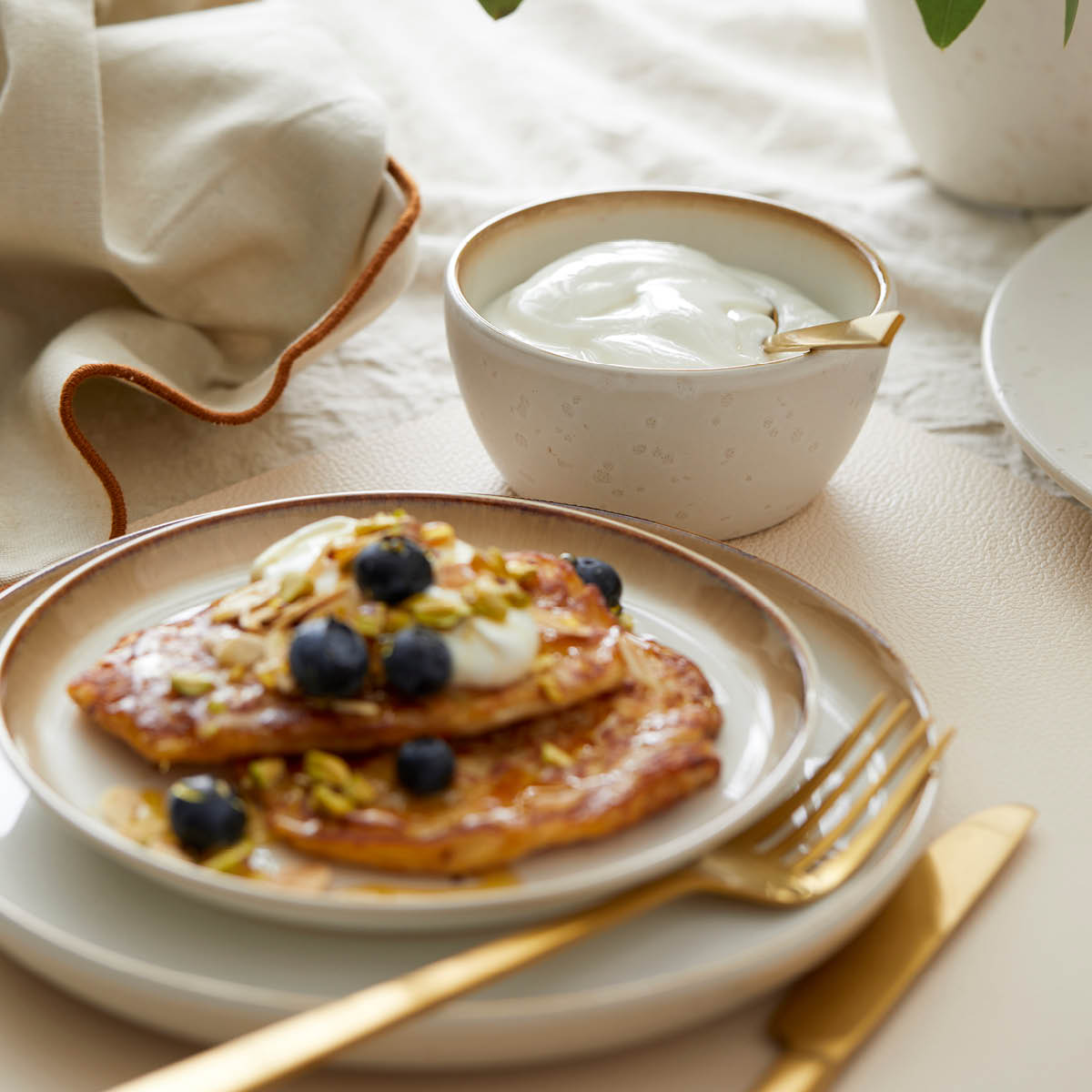 Tallrik Gastro 21 cm Gr&auml;ddvit