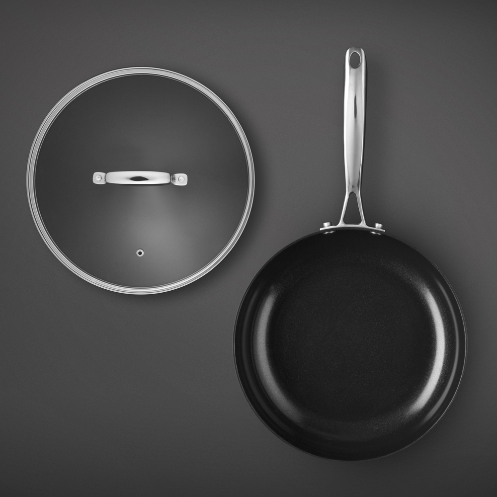 Traktörpanna med lock Keramisk 28 cm