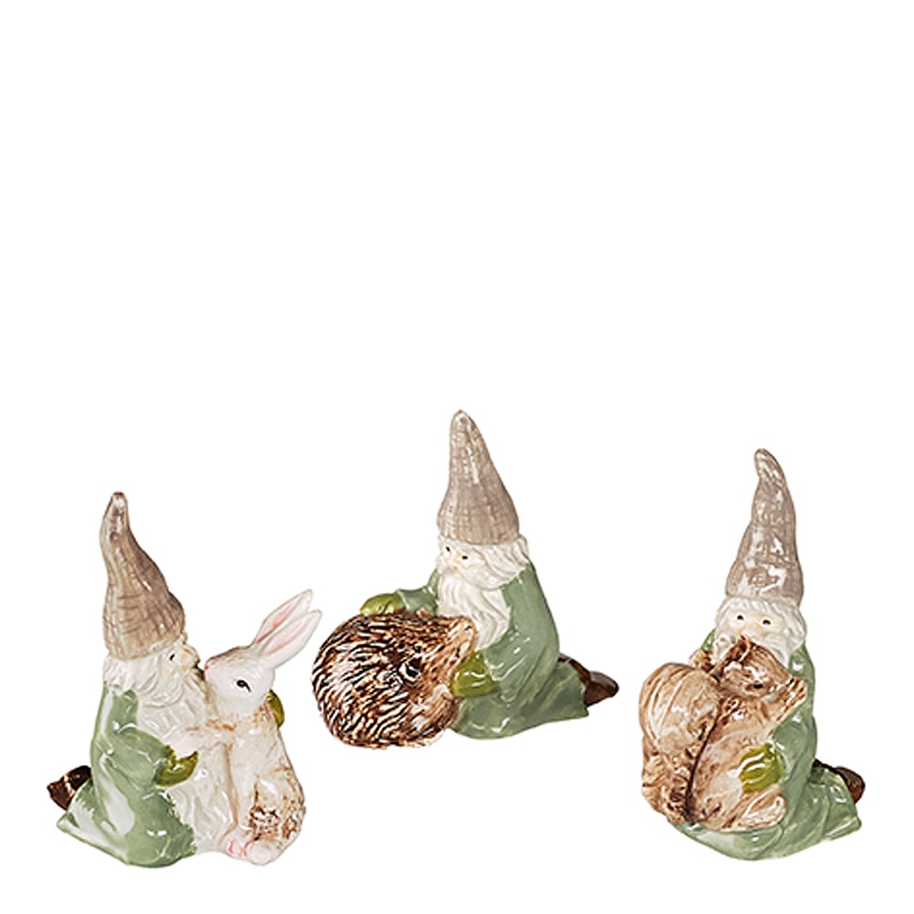 Skogstomte Minisar 5 cm 3 delar