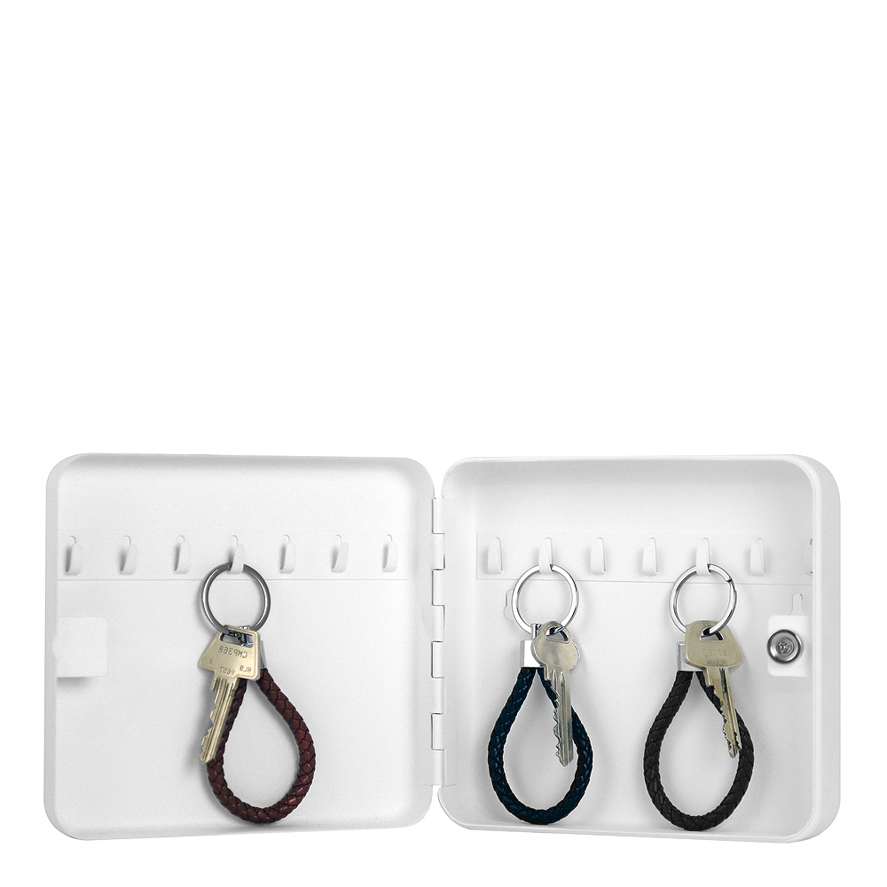 Nyckelskåp 17x16 cm Vit matt