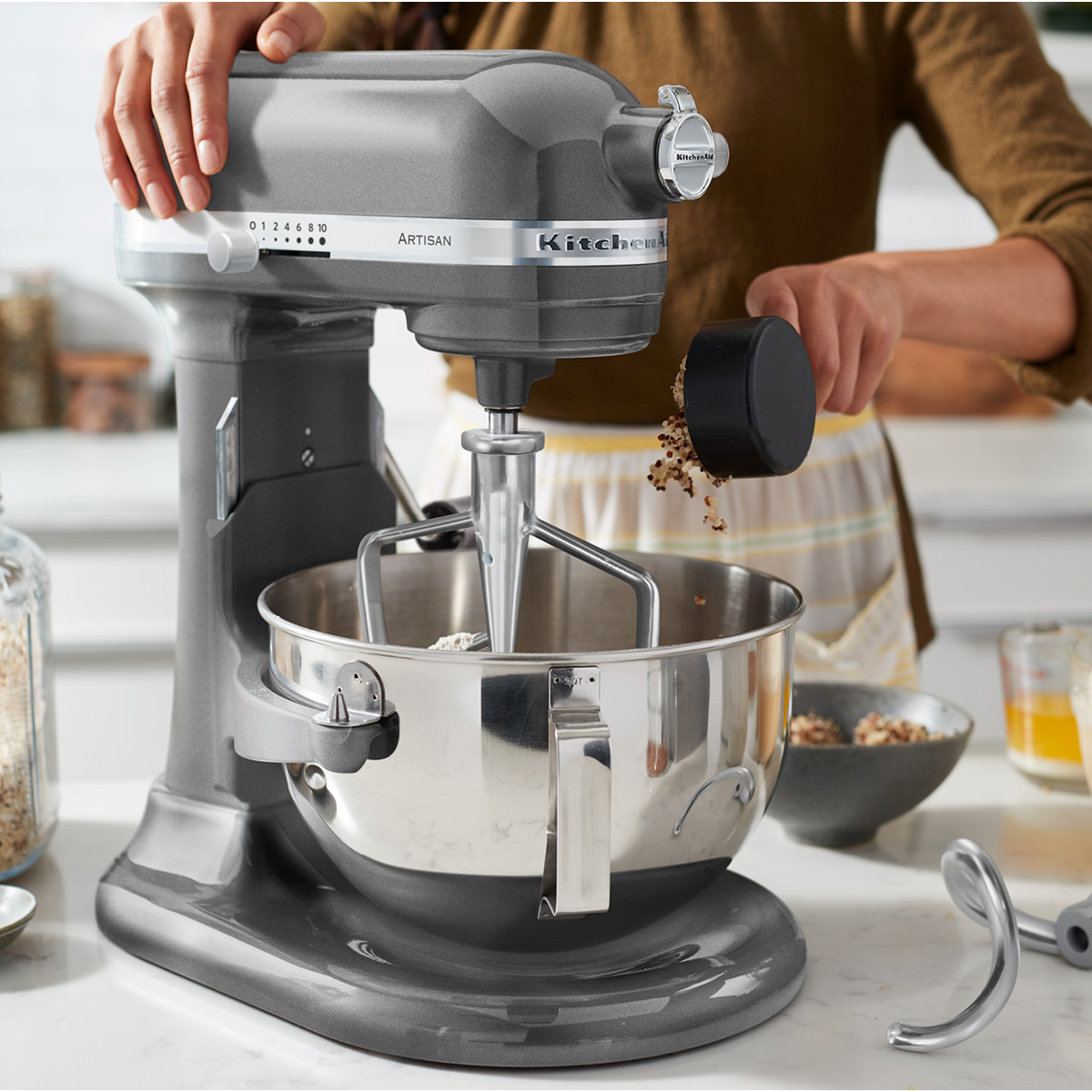 KitchenAid Artisan Köksmaskin 6,9 L Grafit Metallic