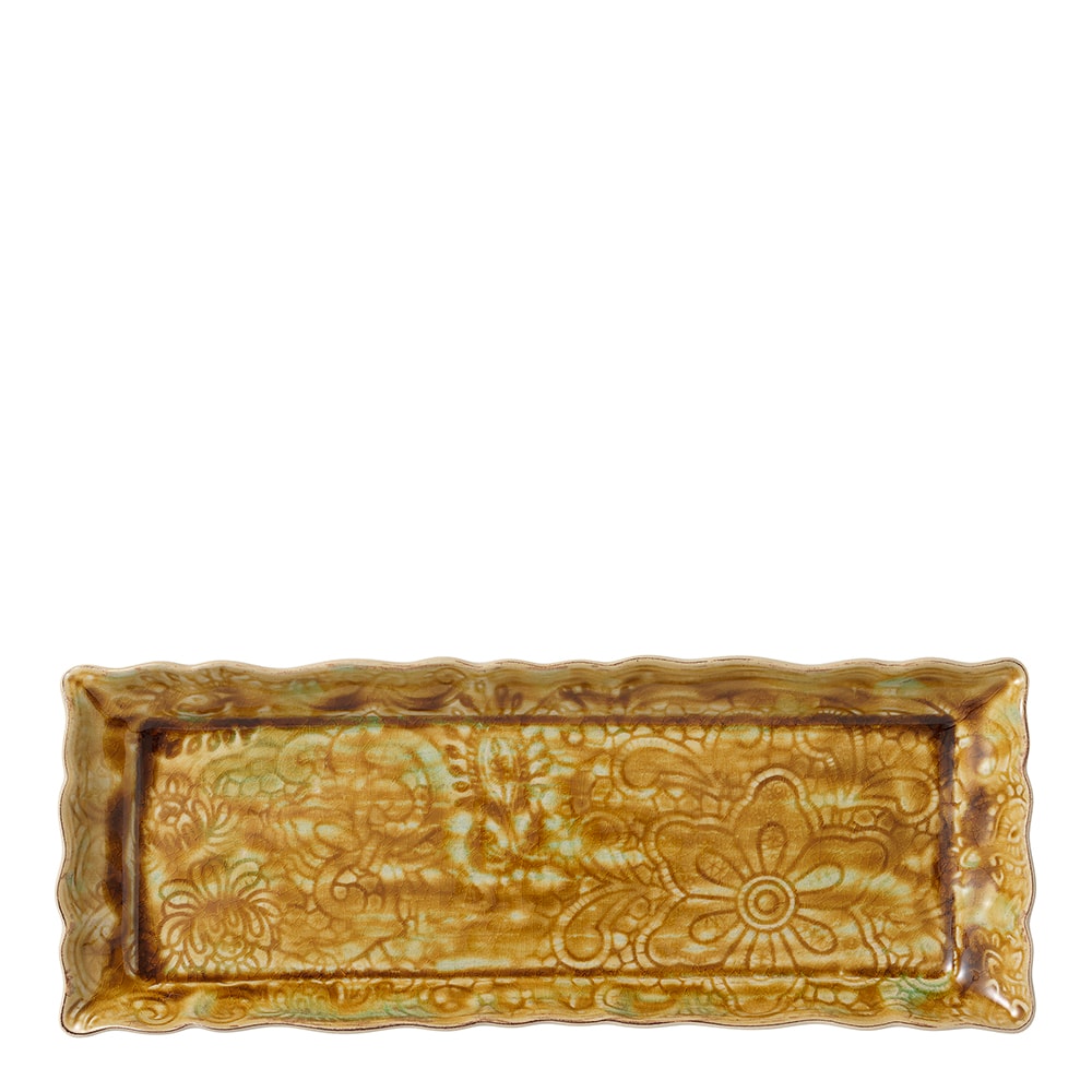 Arabesque Serveringsfat 33x13 cm Pineapple