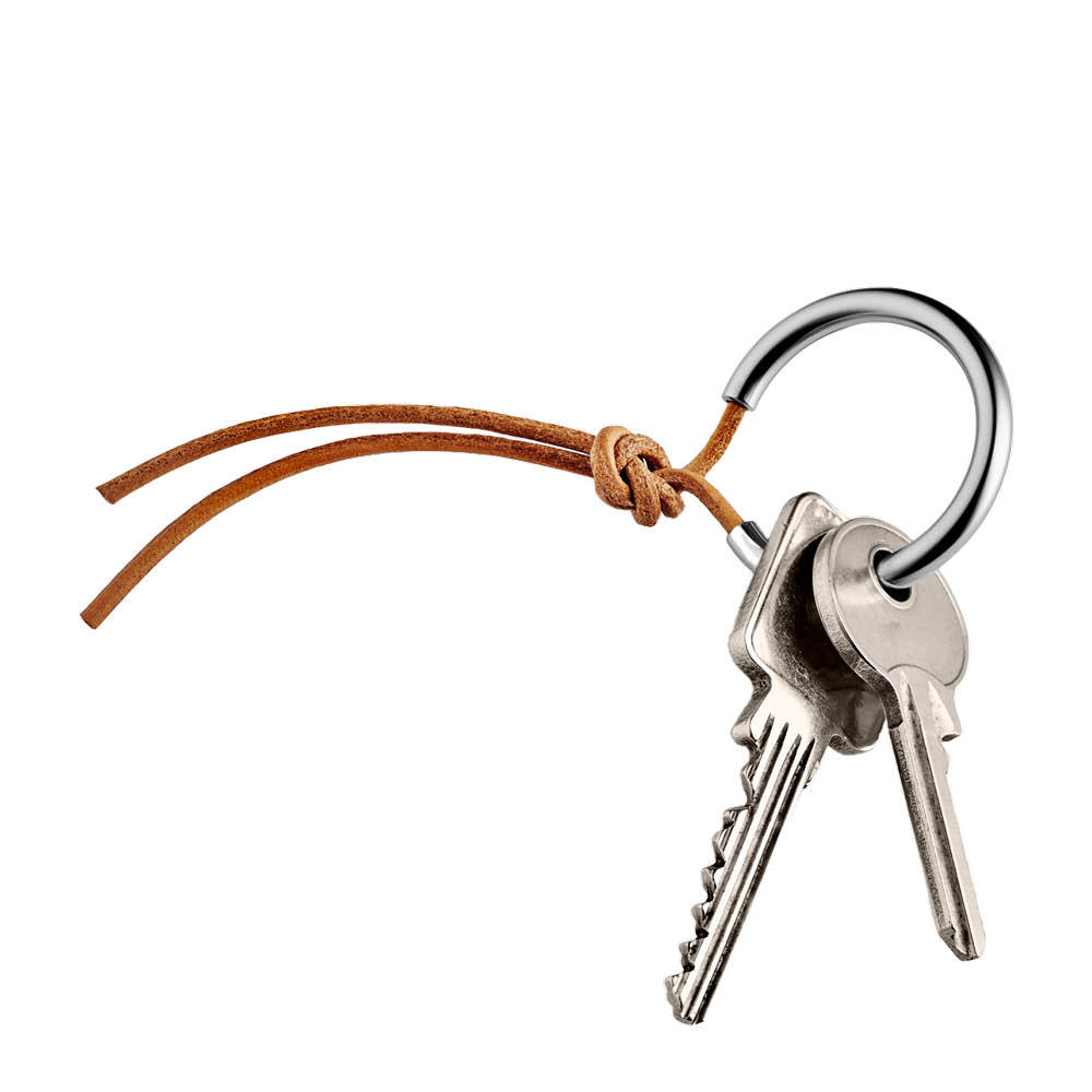 Nyckelring cognac