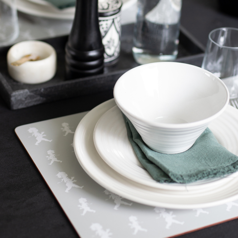 Bordstablett 30x40 cm 2-pack Grå