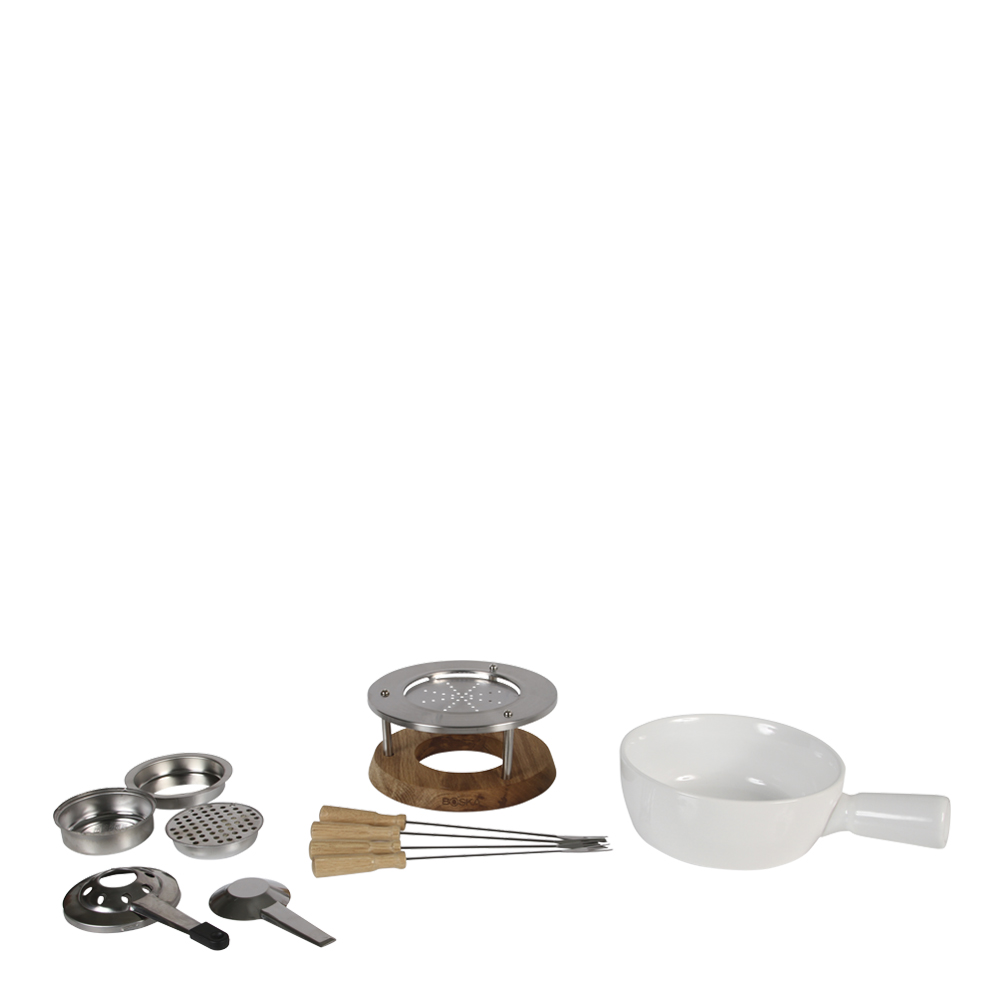 Life Collection Fondueset 1 L Vit