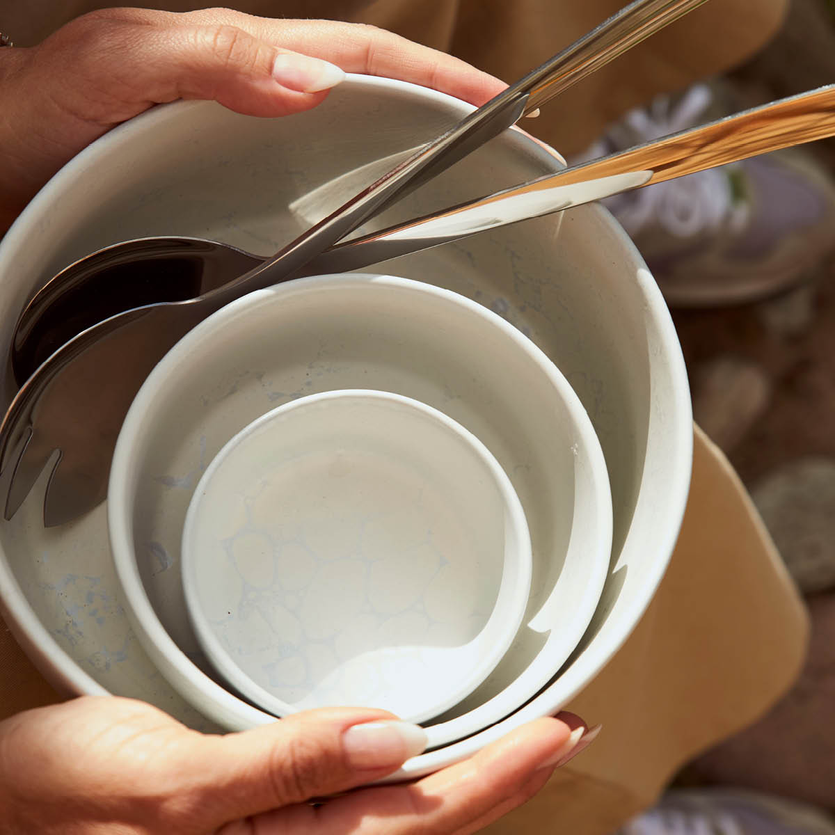 Raw Skål 13,5x6 cm Vit