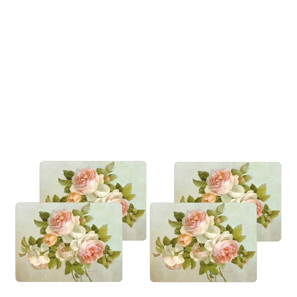 Antique Rose Bordstablett 4-pack