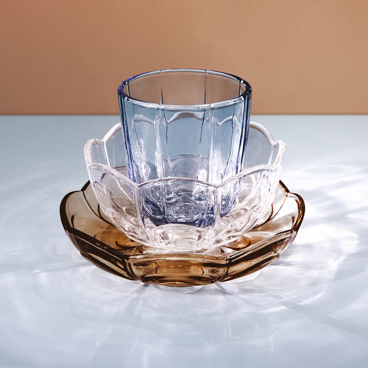 Lily Desserttallrikar 16 cm 2-Pack Toffee Rose