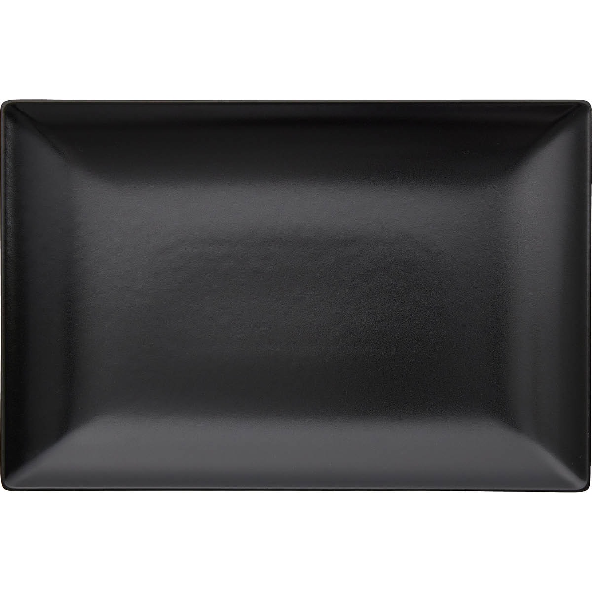 Quadro Tallrik flat 30x20 cm Svart matt