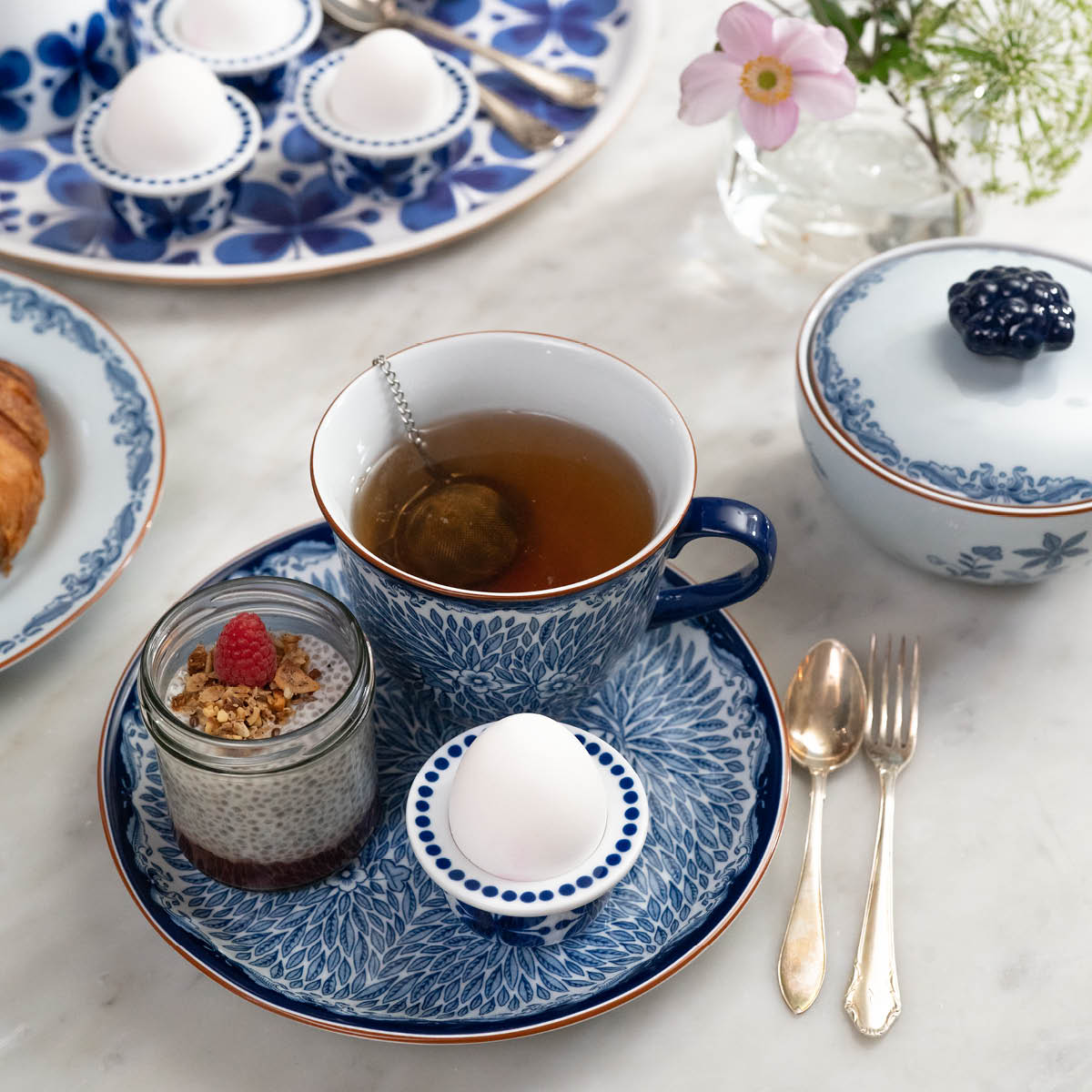 Ostindia Floris Tallrik flat 20 cm