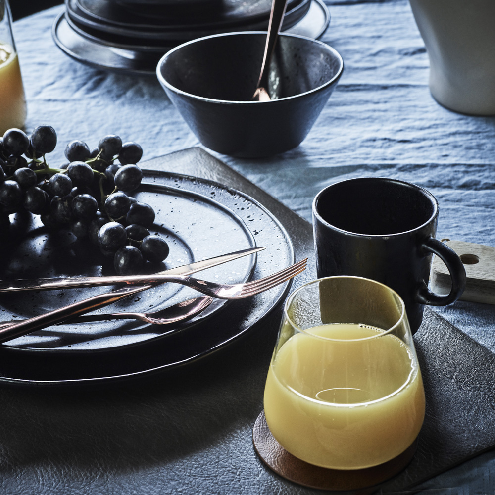 Black Satin Mugg 34 cl Svart