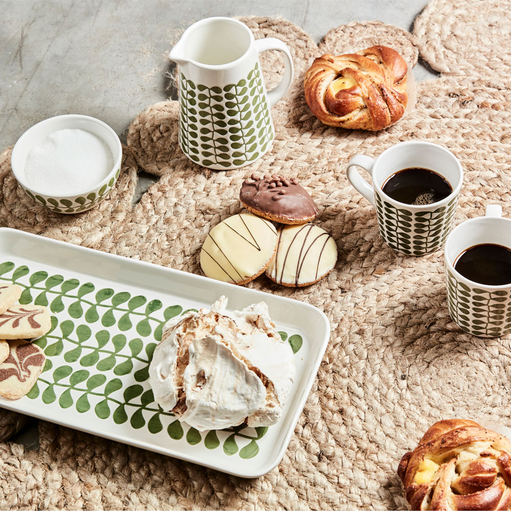 Vegetable Mjölkkanna 40 cl Vit/Grön