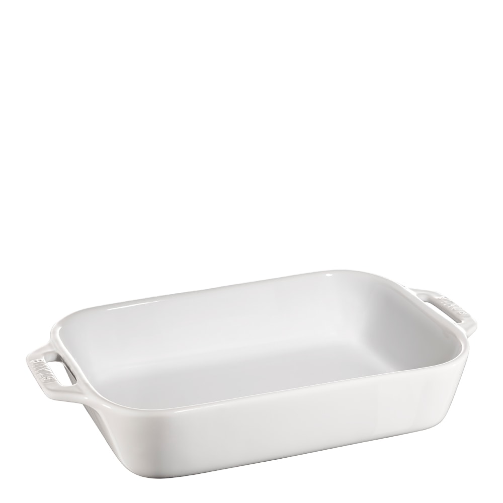 Ugnsform 27x20 cm Vit