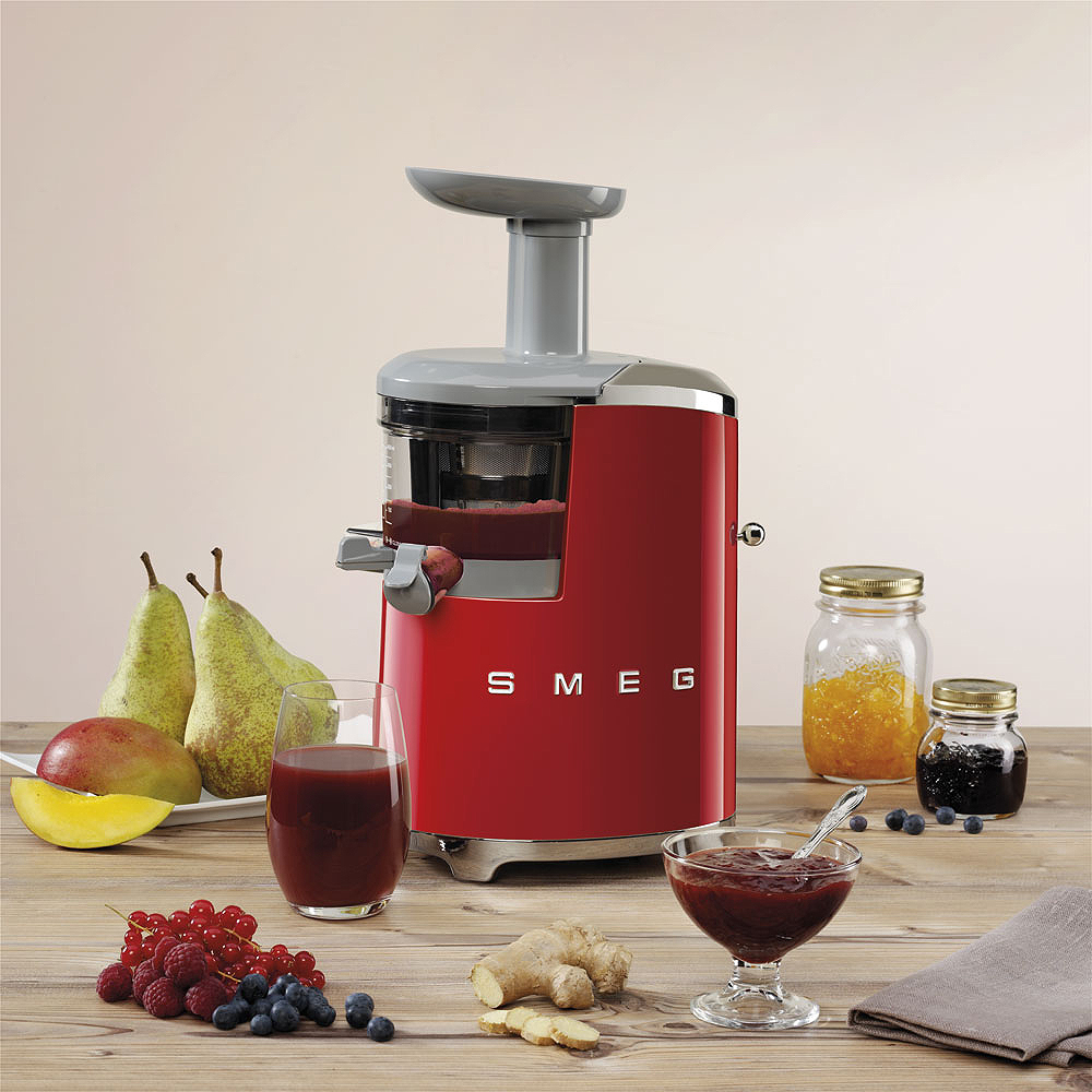 Smeg 50's Style Slowjuicer Röd