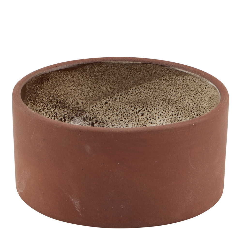 Retro Skål 10x5 cm Rost/Beige