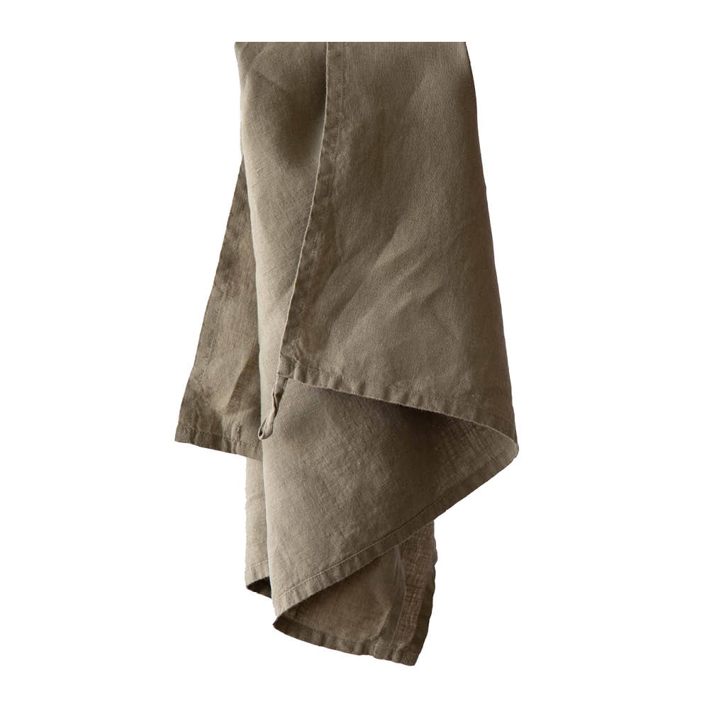 Lin Kökshandduk 50x70 cm Olive