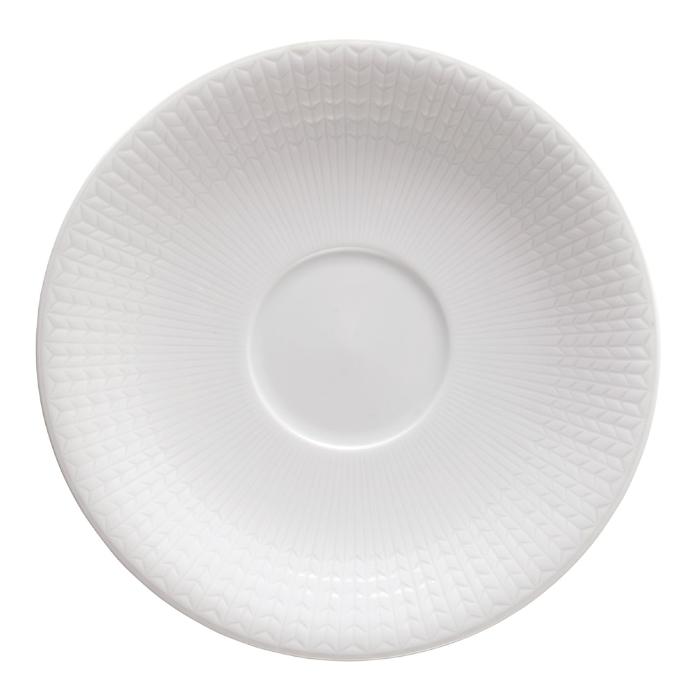 Swedish Grace Tekoppsfat 18 cm Snö