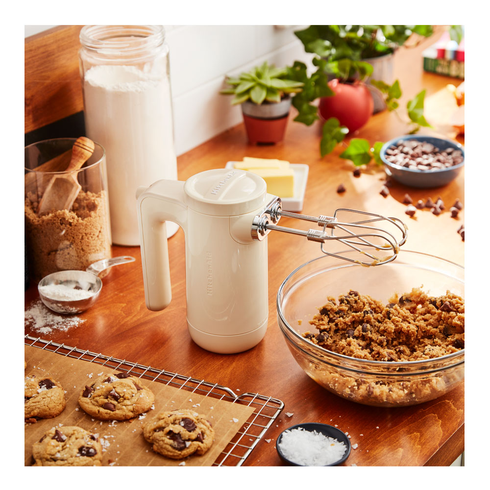 KitchenAid Cordless Elvisp Sladdlös Crème Vit