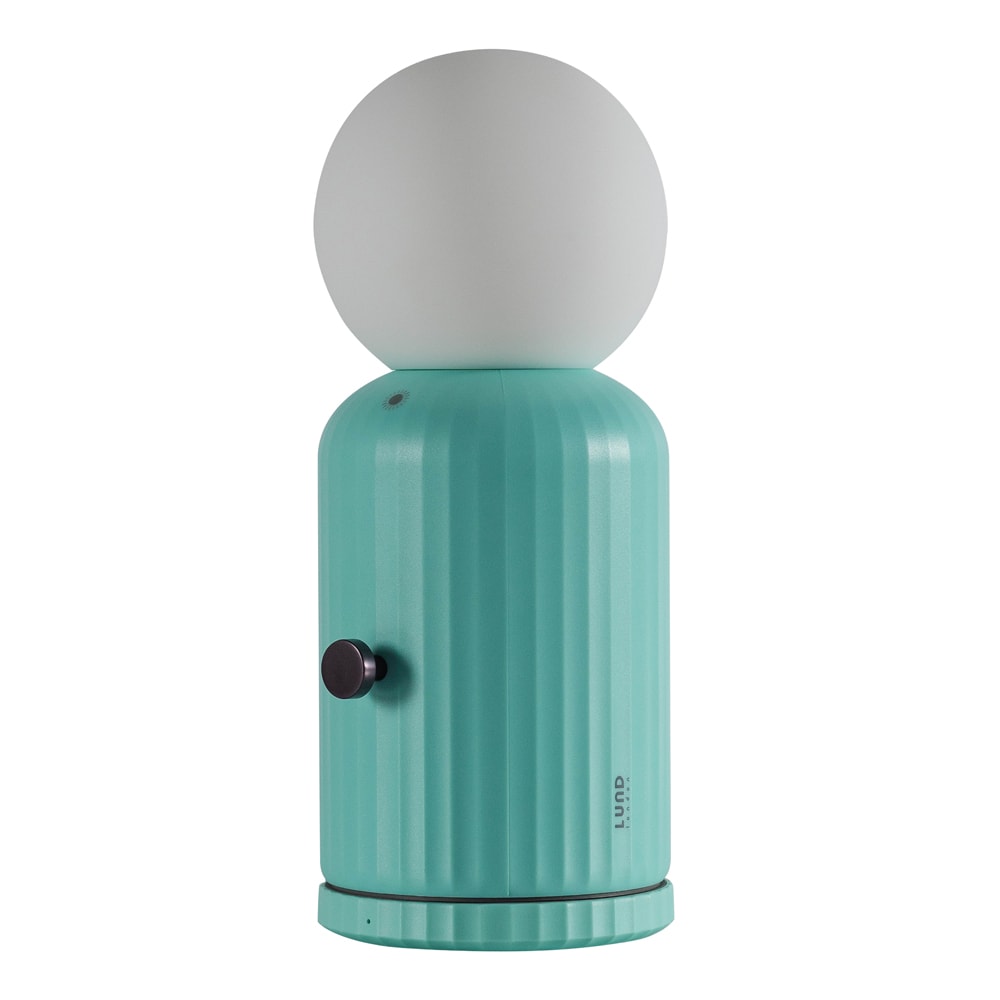 Skittle Lampa med Laddare Mint