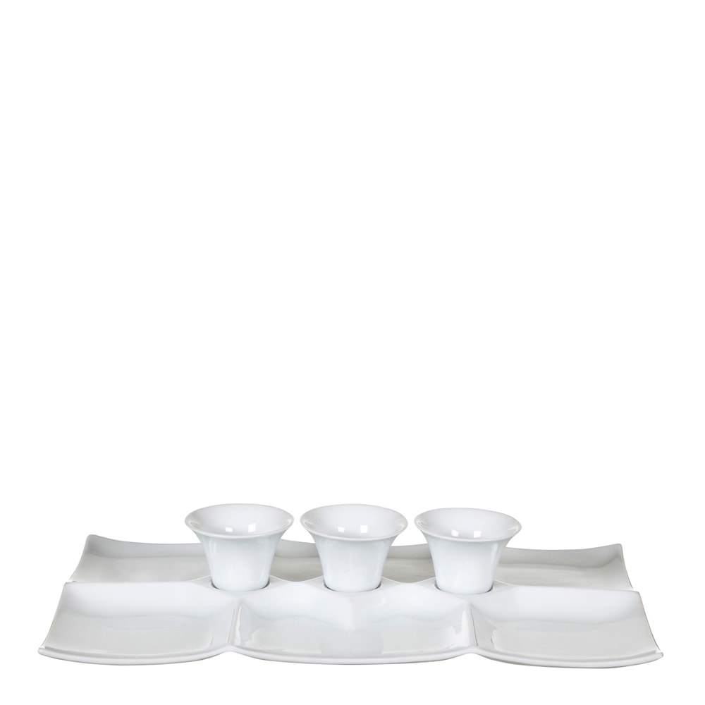 Daily Use Tapasset Skålar och Fat Vit