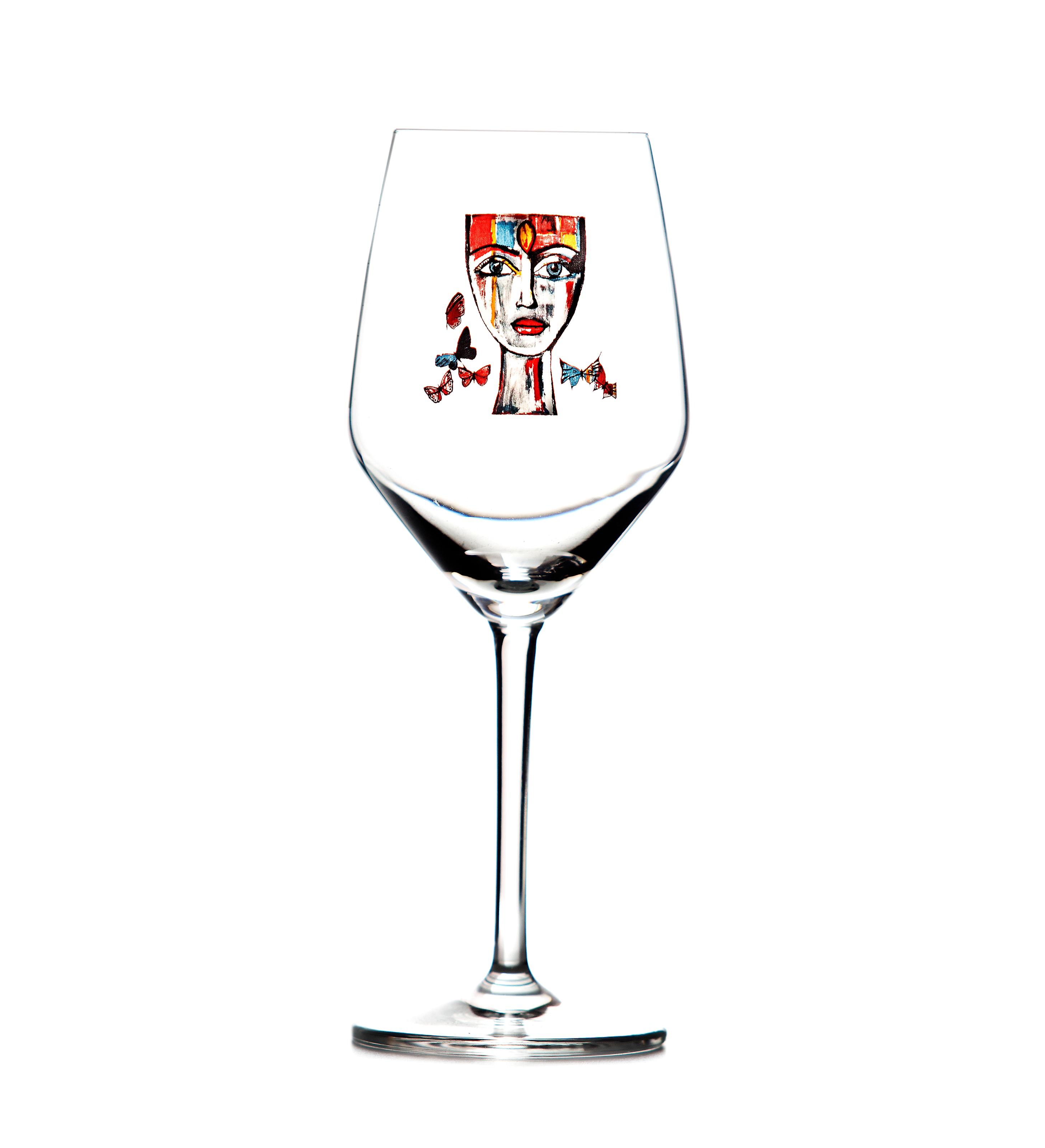 Rosé-/vitvinglas 40 cl Butterfly Messenger