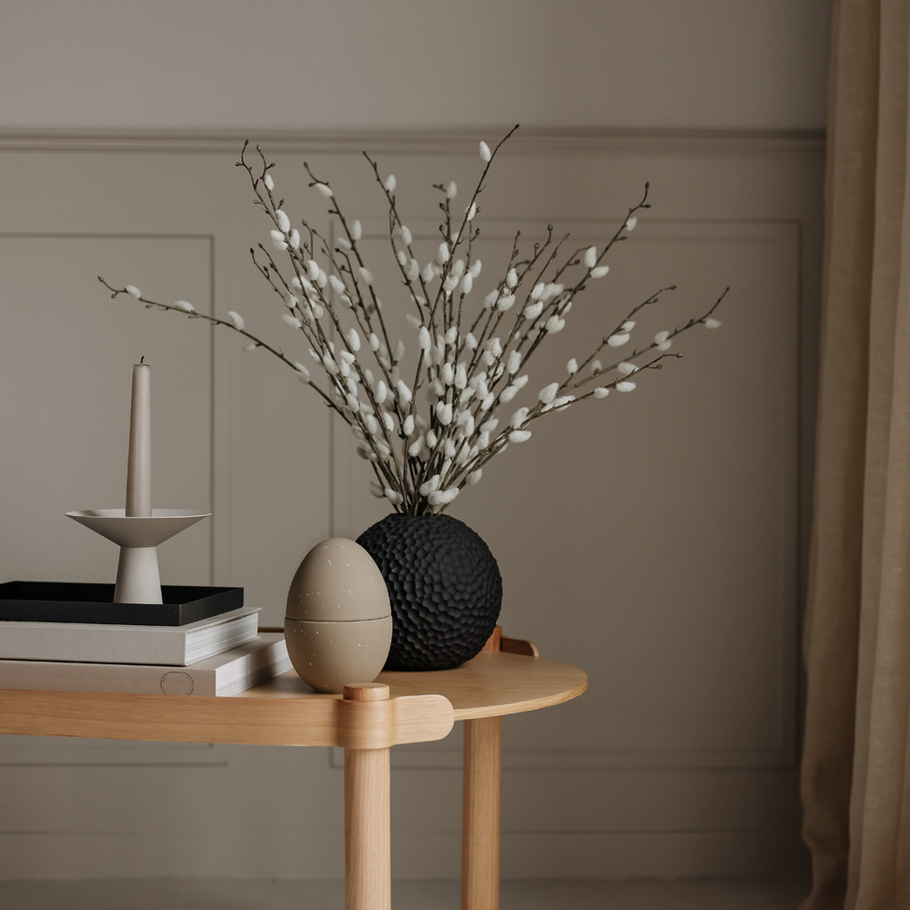 Kaia Vas 15 cm Svart