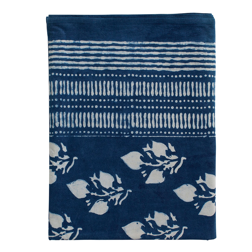 Indigo Bordsduk 150x350 cm Leaf
