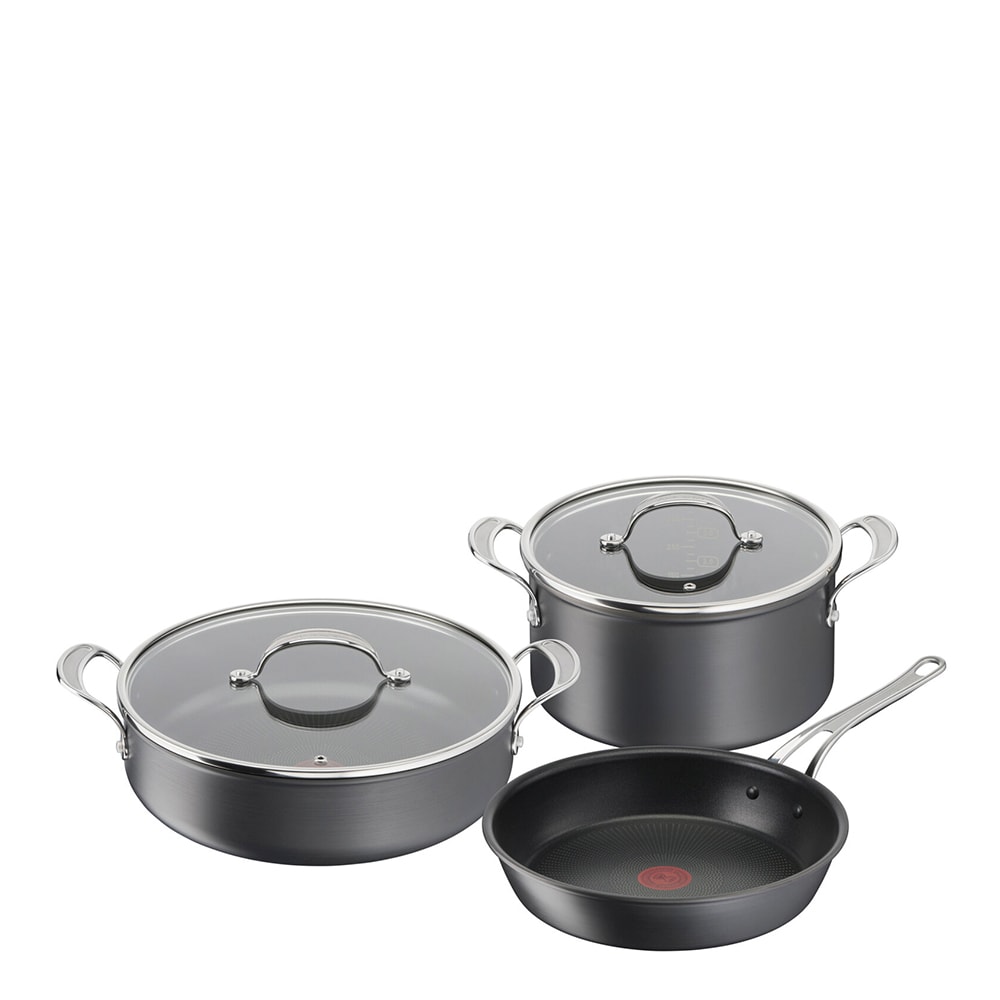 Jamie Oliver Grytset 5 delar Tefal Cook's Classic Hard Anodized