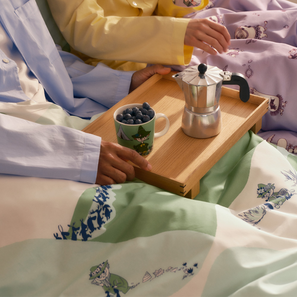 Mumin Bäddset 150x210 cm Snusmumriken Grön