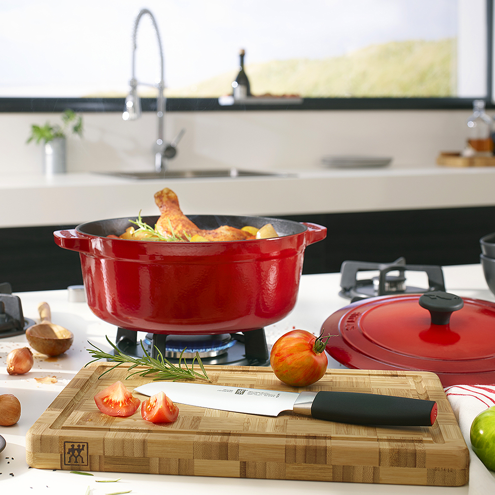 Gryta 4,2 L oval Röd