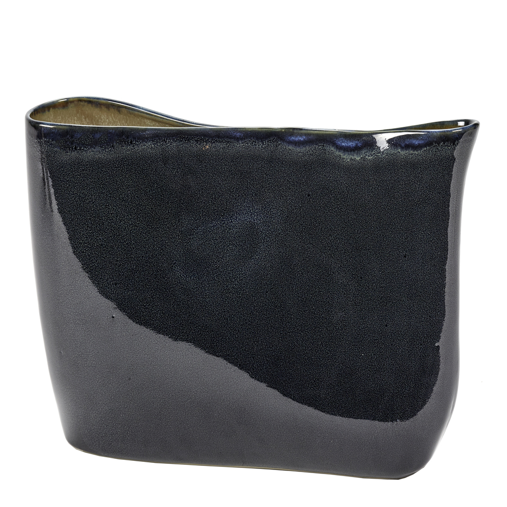 Terres de Rêves Vas Keramik 25 cm Mörkblå/Sand