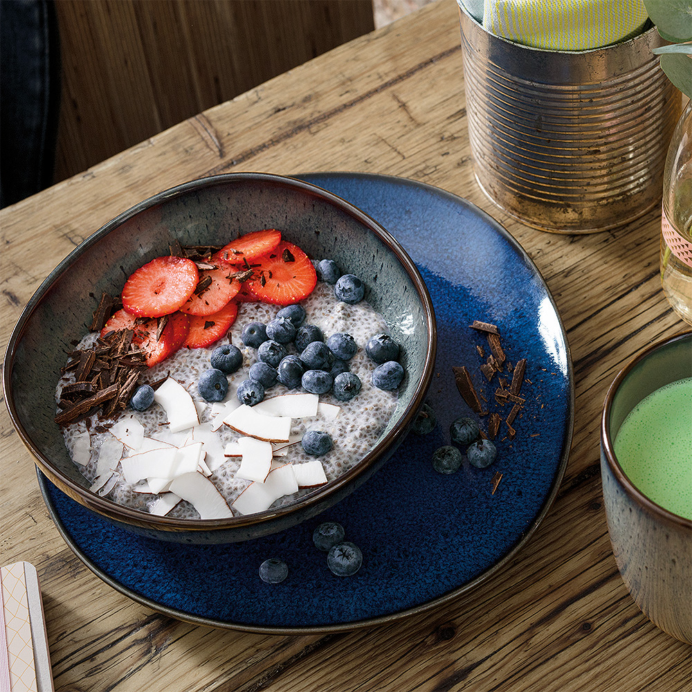 Lave Bleu Tallrik flat 23 cm