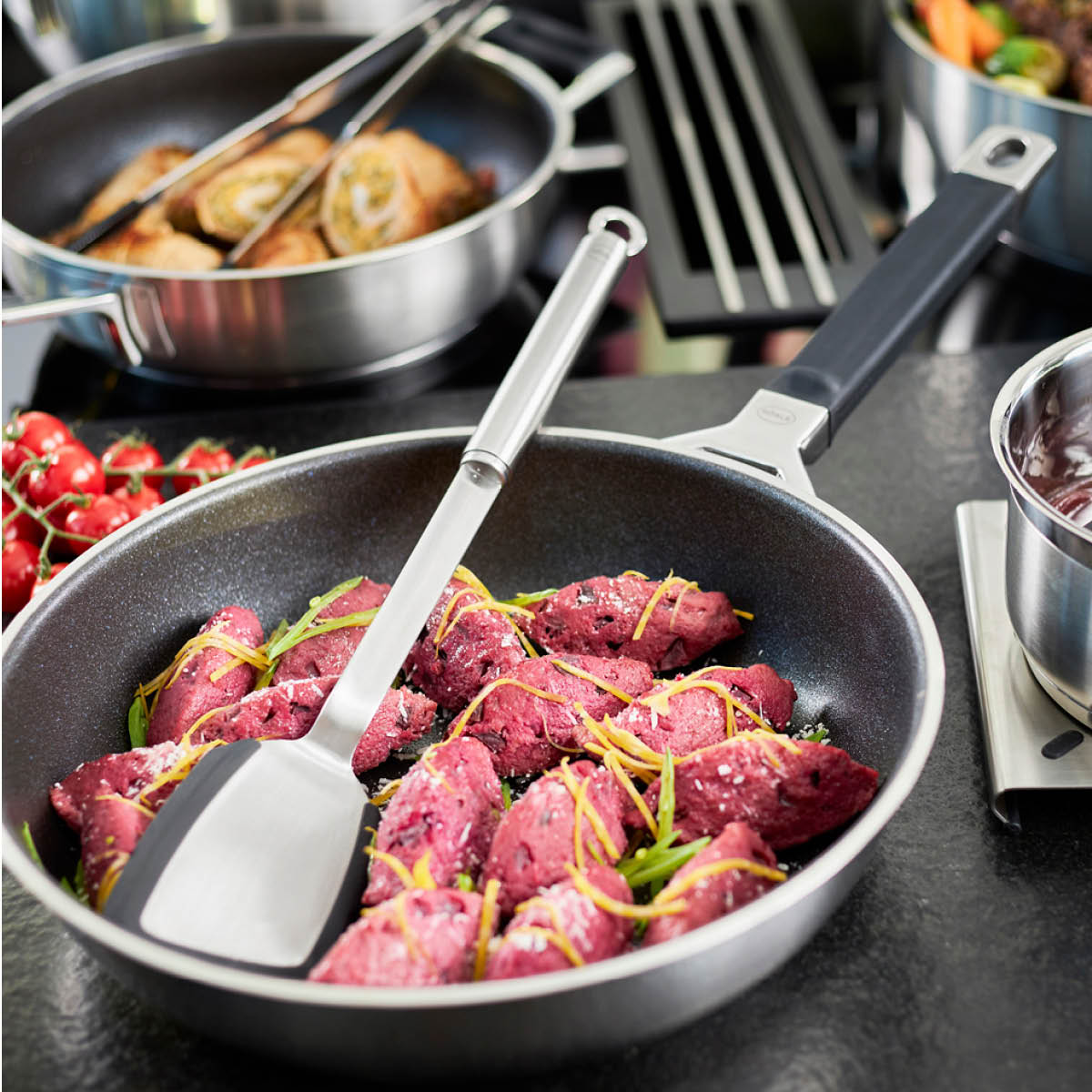Stekspade 35,5 cm Stål/Silikon
