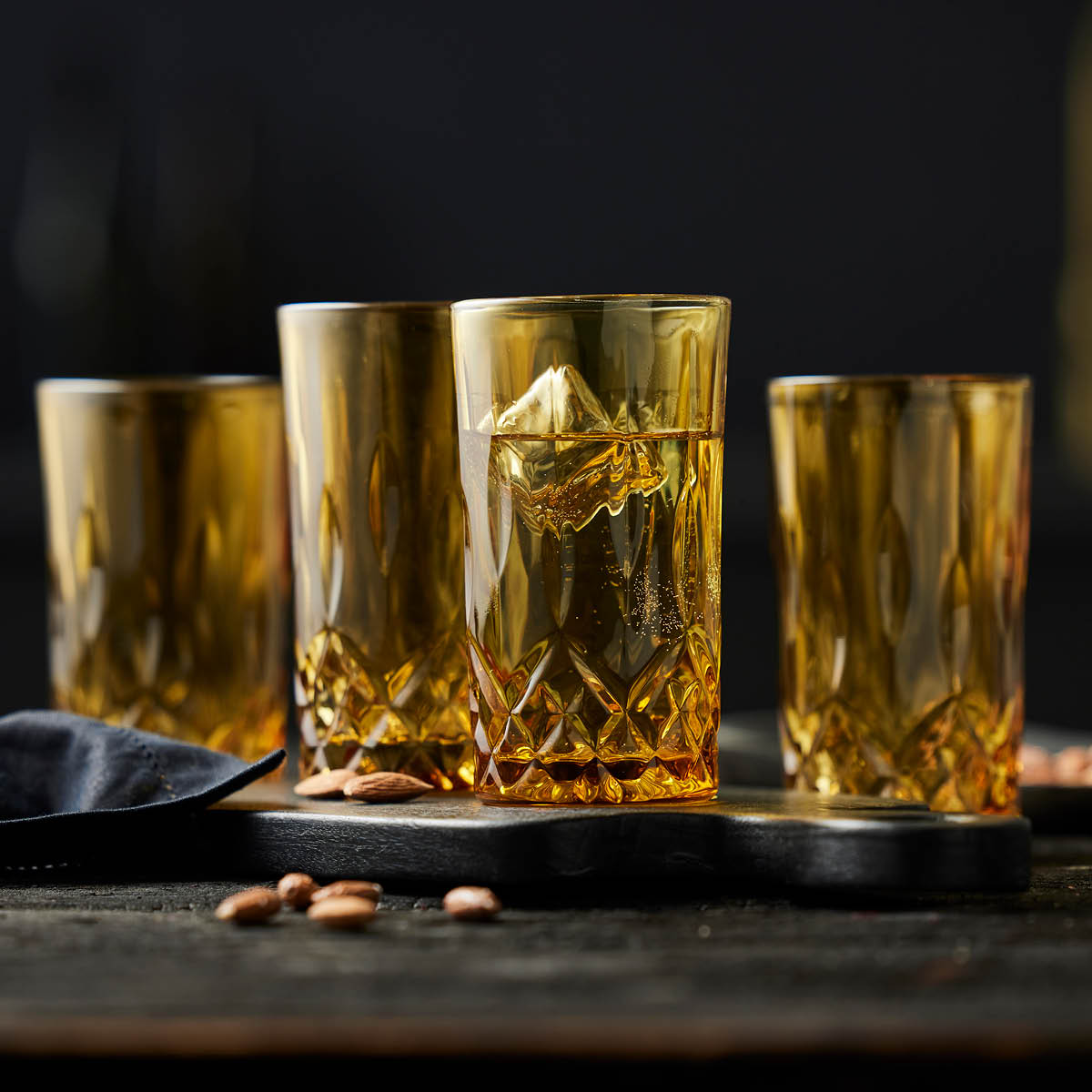 Sorrento Highball 38 cl 4-pack Amber